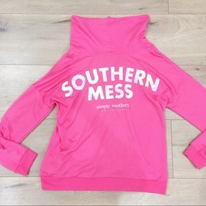 NWT Simply southern hoodie/ turtleneck